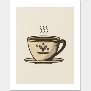 A classic coffee cup Posters and Art